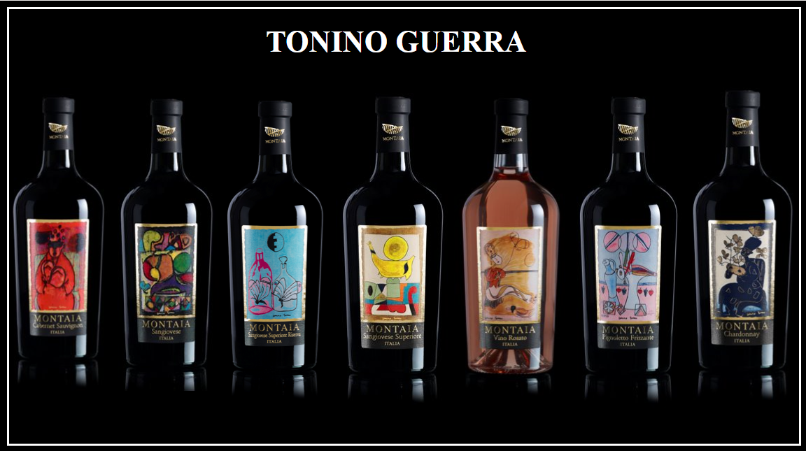 Tonino Guerra-Auswahl. Wenn Kunst auf Wein trifft.
