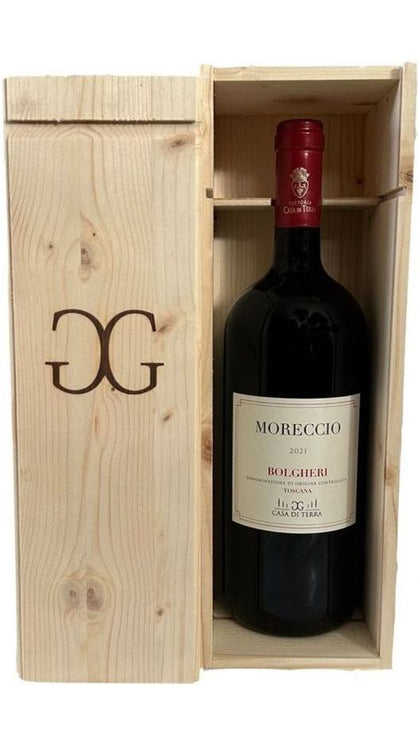 Bolgheri Rosso DOC - Moreccio - Jeroboam in Cassa Legno - Casa di Terra