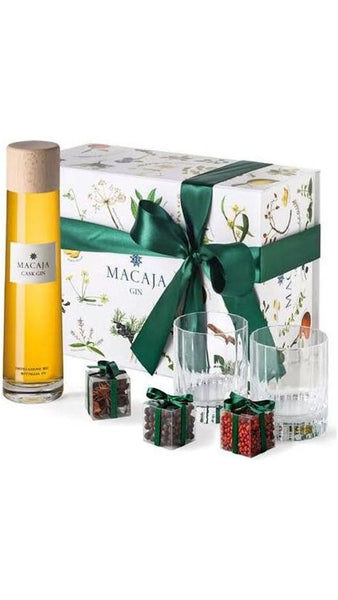 Cask Gin 50cl - 2 Bicchieri + 3 Botaniche - Macaja