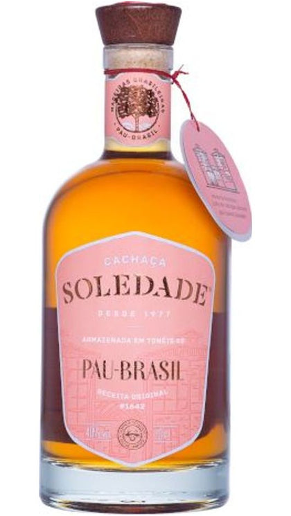 Cachaça Pura Pau Brasil 70cl - Fazenda Soledade