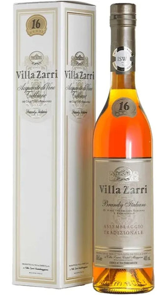 Brandy 16Y Assemblagio Tradizionale 50cl - Con Astuccio - Villa Zarri