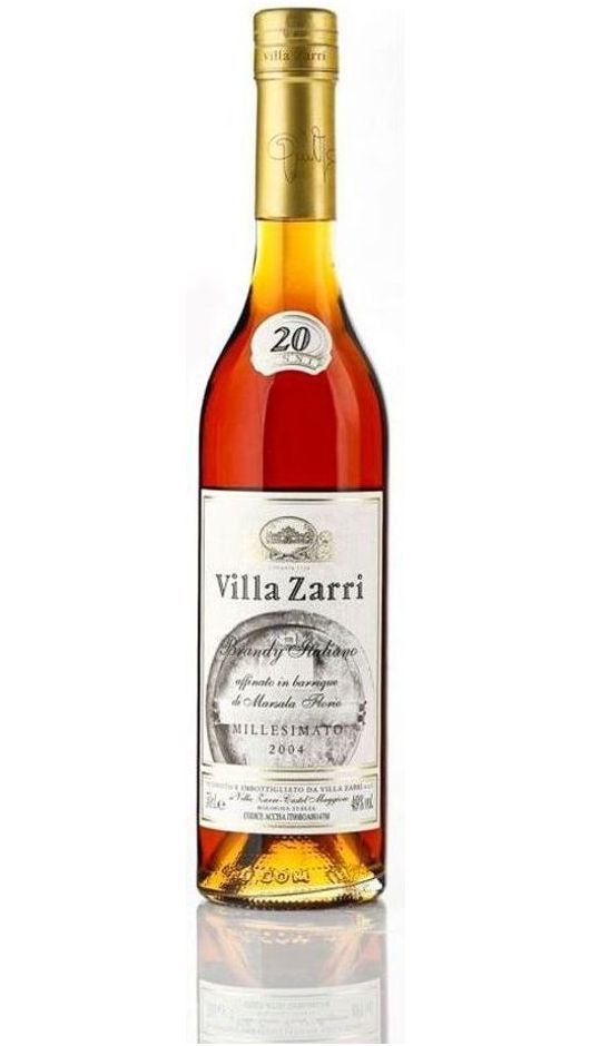 Brandy 20Y Millesimato 2004 Affinato Marsala Florio 50cl - Villa Zarri