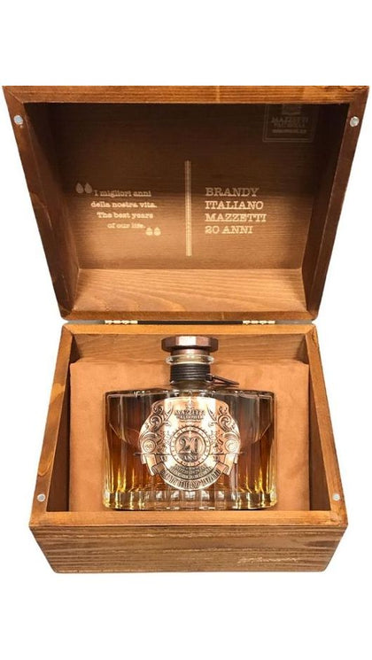 Brandy Italiano 20 Anni 70cl - Astucciato - Mazzetti