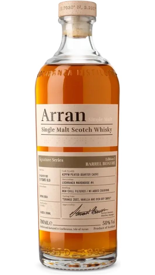 Whisky Signature Series 2 "Barrel Bonfire" 70cl - Astuccio - Arran