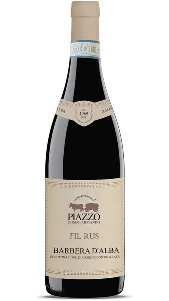 Barbera d'Alba DOC - Fil Rus - Piazzo Comm. Armando