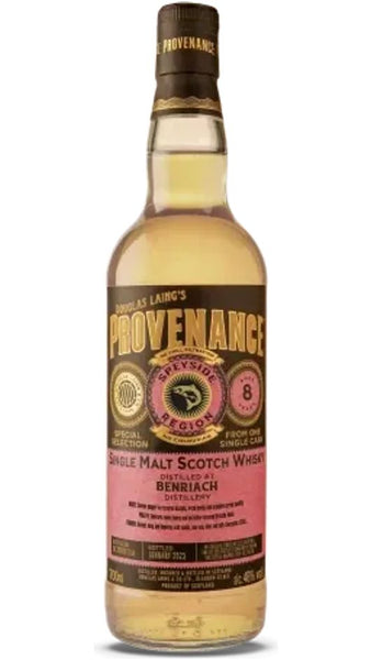 Whisky Benriach 2014 8Y Speyside 70cl - Astuccio - Provenance - Douglas Laing