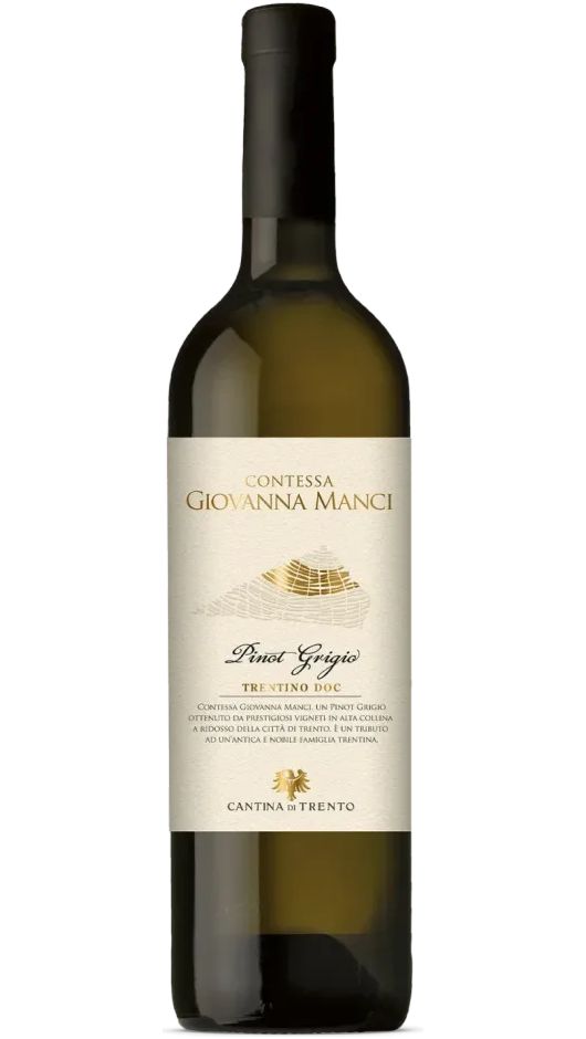 Trentino DOC Pinot Grigio Contessa Manci Cantina di Trento