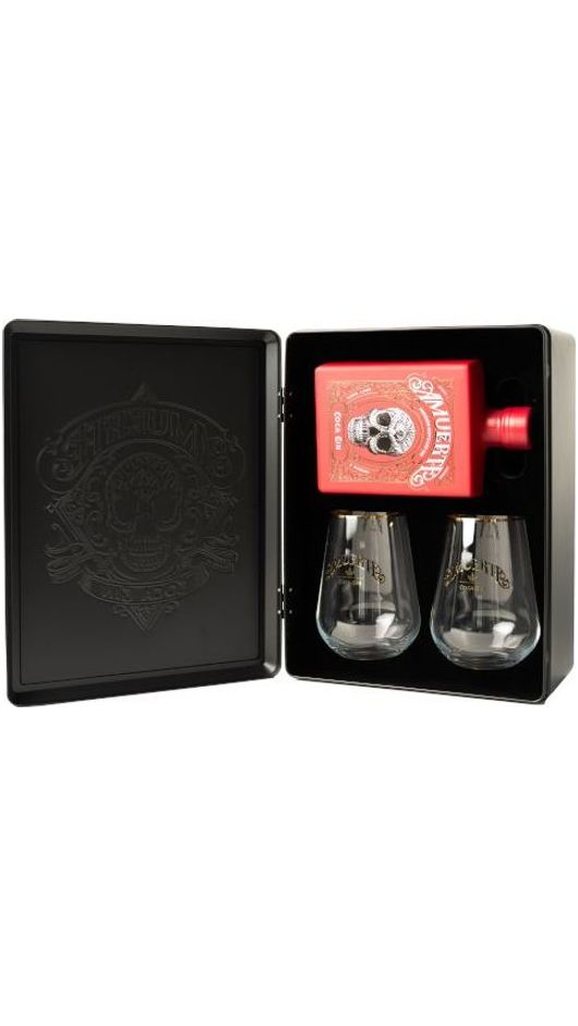 Gin Red 70Cl Metal Box - Amuerte
