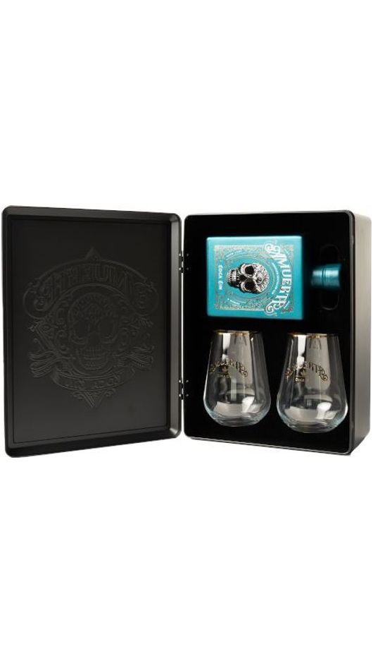 Gin Green 70Cl Metal Box - Amuerte