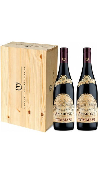 Amarone della Valpolicella Classico DOCG - 2 Bottiglie in Cassa di Legno - Tommasi