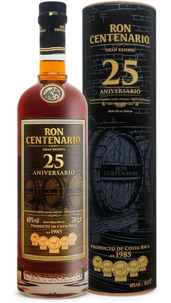 Rum 25 Aniversario Gran Reserva 70 cl - Astucciato - Ron Centenario