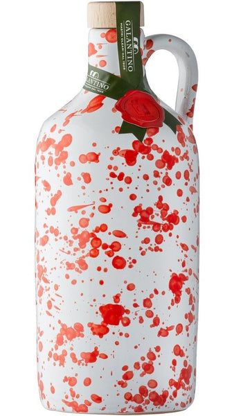 Olio Extravergine di Oliva - Orcio Fantasia Rosso - 500ml - Galantino