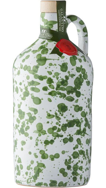 Olio Extravergine di Oliva - Orcio Fantasia Verde - 500ml - Galantino