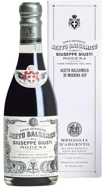 Aceto Balsamico di Modena IGP 250ml - 1 Medaglia d'Argento - Astucciato - Giuseppe Giusti