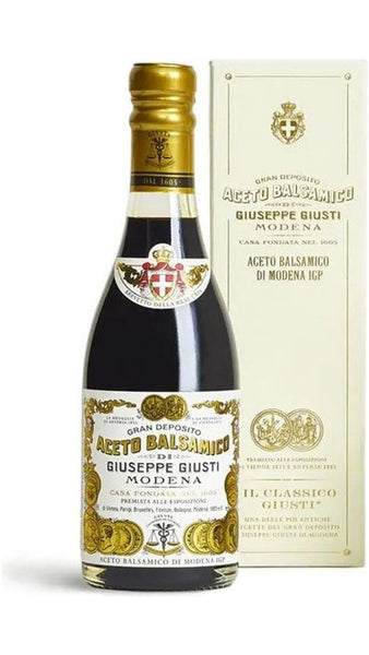 Aceto Balsamico di Modena IGP 250ml - 2 Medaglie d'Oro "Il Classico" - Astucciato - Giuseppe Giusti
