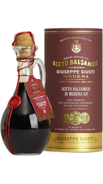 Aceto Balsamico di Modena IGP 250ml - 3 Medaglie d'Oro - Anforina + Cappelliera - Giuseppe Giusti
