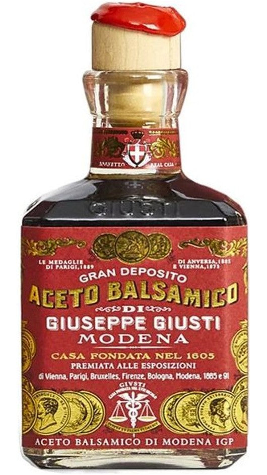 Aceto Balsamico di Modena IGP 250ml - 3 Medaglie d'Oro "Riccardo Giusti" - Cubica - Giuseppe Giusti