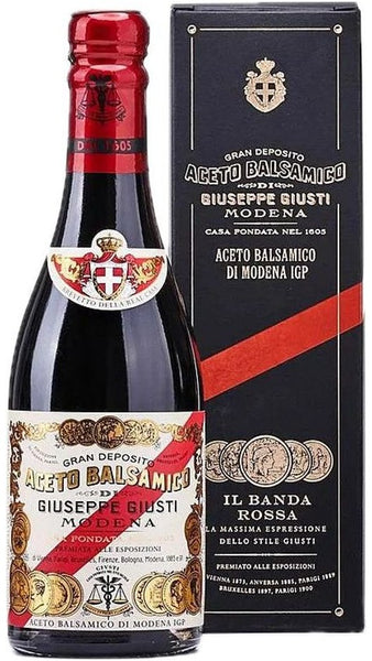 Aceto Balsamico di Modena IGP 250ml - 5 Medaglie d'Oro "Banda Rossa" - Astucciato - Giuseppe Giusti
