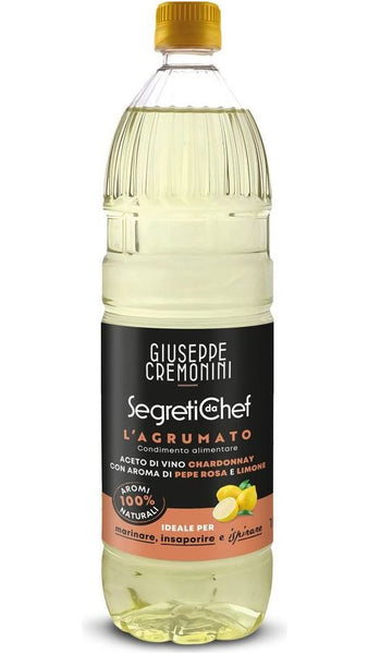 Aceto Condimento Agrumato 1Lt - PET - Confezione Da 12 Bottiglie - Olitalia