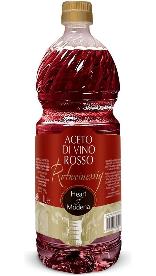 Aceto Vino Rosso Giuseppe Cremonini 1Lt - PET - Confezione Da 12 Bottiglie - Olitalia