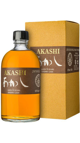 Akashi Single Malt 5 YO Sherry Cask - Invecchiato 5 Anni 50cl  Boxed - Akashi White Oak Distillery