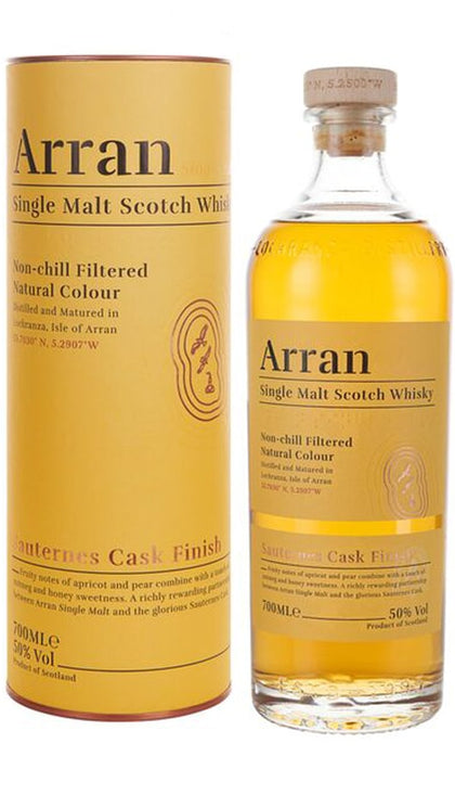 Arran Single Malt Cask Finish Sauternes - 70cl - Boxed
