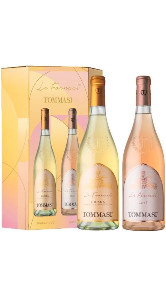 Confezione Regalo Le Fornaci - 1 Lugana, 1 Rosé - Astucciato - Tommasi