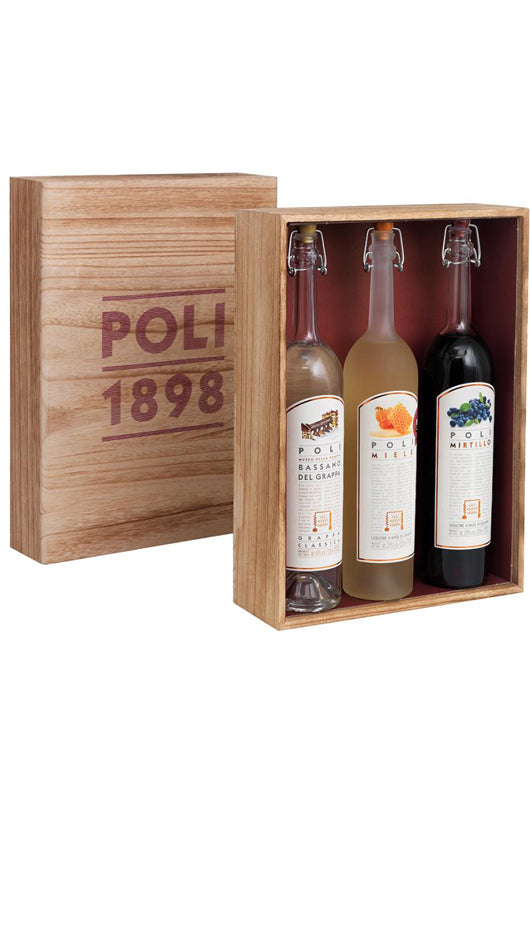 Bassano Classica + Miele + Mirtillo - 50cl  - Package Legno - Poli