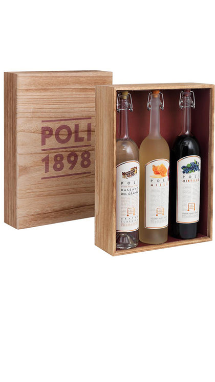 Bassano Classica + Miele + Mirtillo - 50cl  - Confezione Legno - Poli