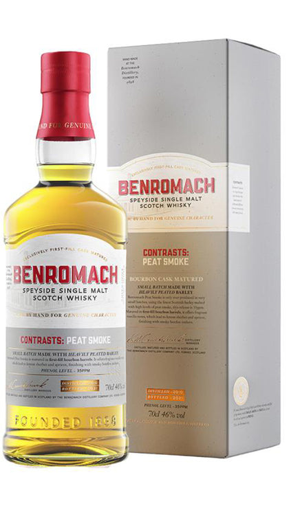 Benromach Peat Smoke Bourbon - 70cl Boxed del 2014 - Benromach Distillery