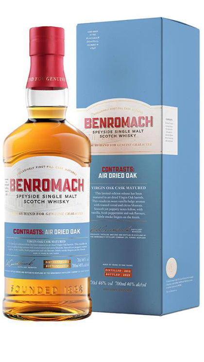 Benromach Virgin Air Dried Oak - 70cl Boxed del 2012 - Benromach Distillery