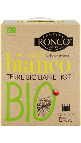 Bianco Terre Siciliane IGT Bio - Bag in Box - 3 Litri - Ronco