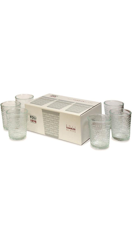 Bicchiere Tumbler - Emballage da 6 Calici - Poli