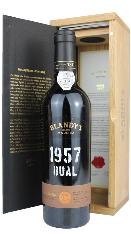 Blandy's Bual Frasqueira - Caisse en Bois - Gordon E Blandy's