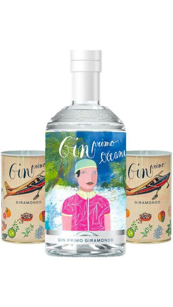 Box Gin Primo Giramondo Oceania - 1 Gin, 2 Bicchieri in Latta - Premiata Officina Lugaresi