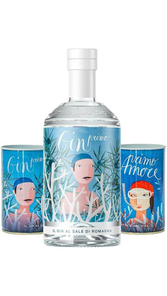 Boxettino Gin Primo - 1 Gin, 2 Bicchieri in Latta - Premiata Officina Lugaresi