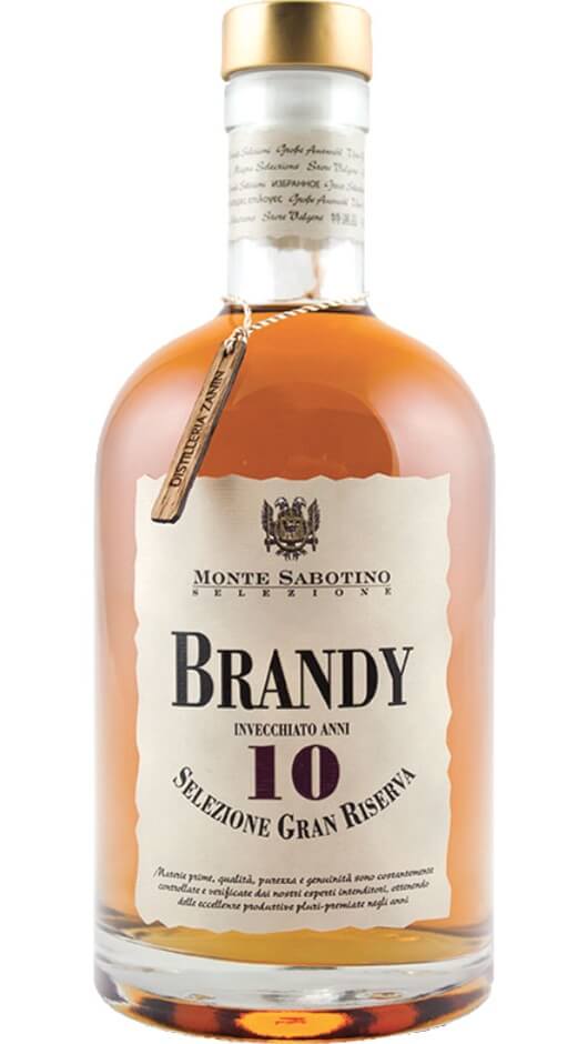 vue du vin Brandy Stravecchio Monte Sabotino 10y