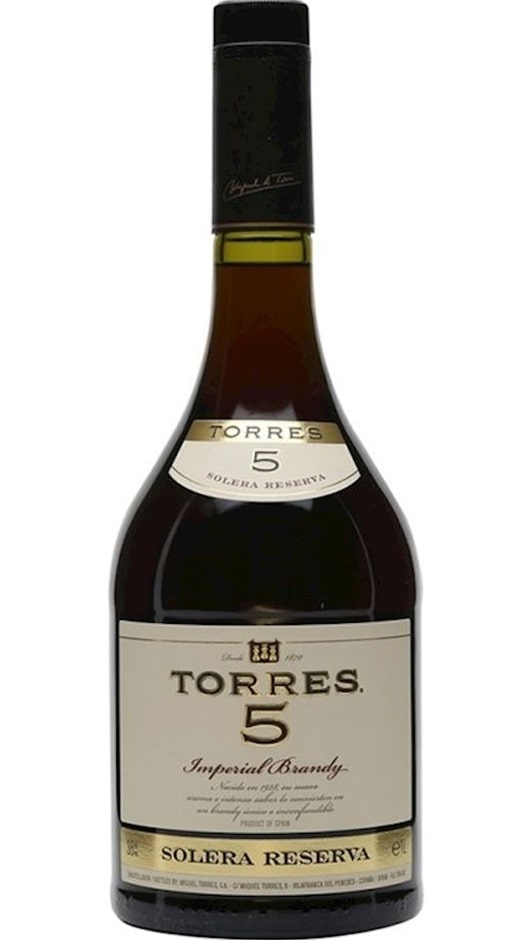 Brandy Torres 5 Imperial Solera Reserva 100cl