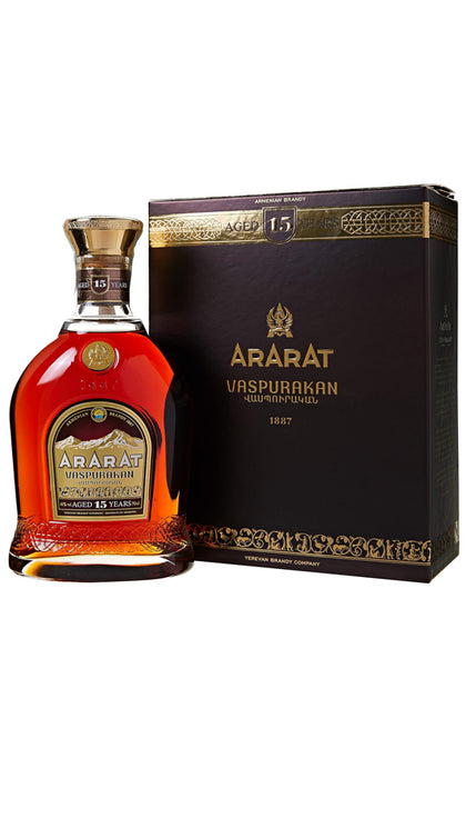 Brandy Ararat 15y Vaspurakan 70cl - Eingepackt