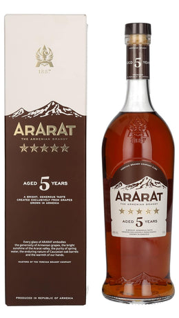 Brandy Ararat 5 Years Old 70cl - Boxed