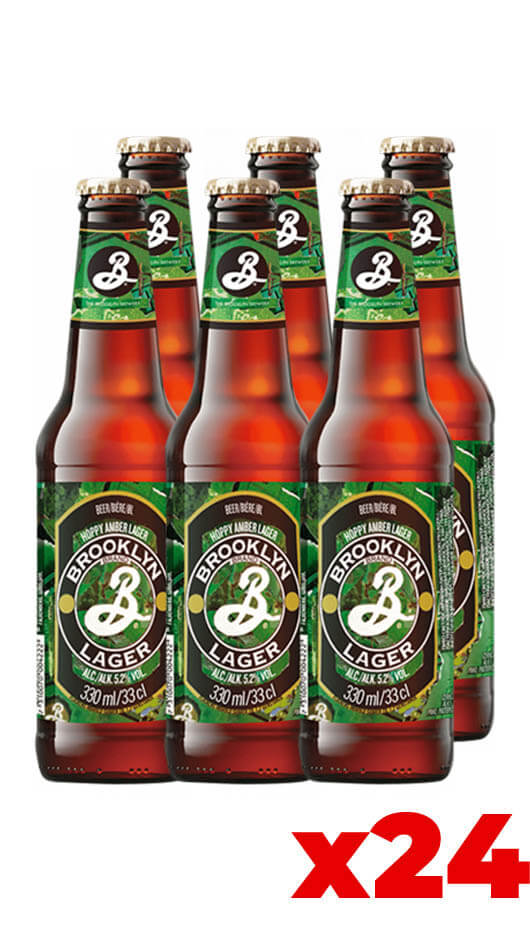 Brooklyn Lager 33cl - Cassa da 24 Bottiglie