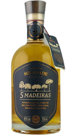 Cachaça Pura 5 Madeiras 70cl - Fazenda Soledade