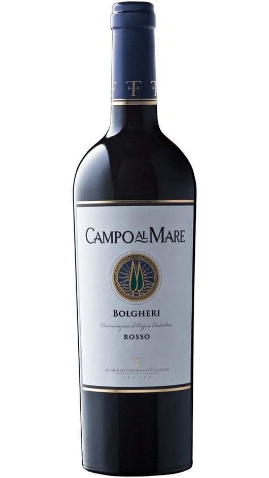 Bolgheri Rosso DOC - Magnum - Cassa Legno - Campo al Mare - Folonari