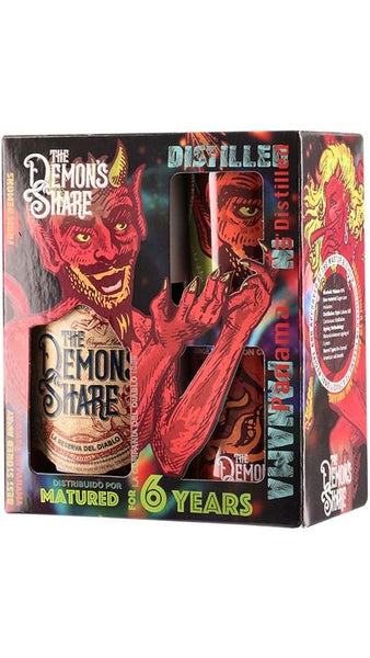 Cane Spirit Drink The Demon's Share 6Yo Gift Glass Pack 70cl - Astucciato - The Demon's Share