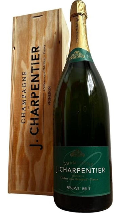Champagne Réserve Brut - Jéroboam - Caisse en Bois - J.Charpentier