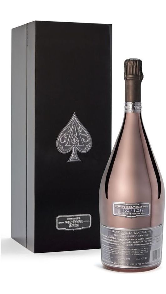 Champagne Blanc de Noirs Vintage 2015 - Magnum - Cassa di Legno - Armand de Brignac