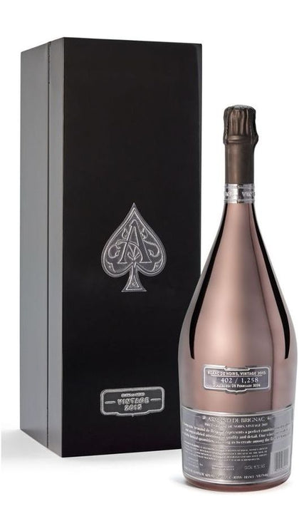 Champagne Blanc de Noirs Vintage 2015 - Magnum - Cassa di Legno - Armand de Brignac