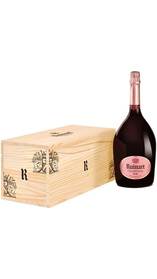 Champagne Rosé - Jeroboam - Cassa di Legno - Ruinart