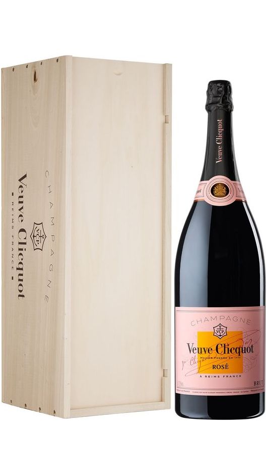 Champagne Rosé - Jeroboam - Cassa di Legno - Veuve Clicquot