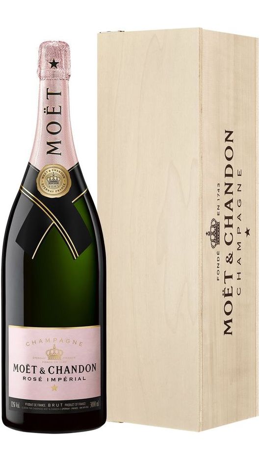 Champagne Rosé Impérial - Jeroboam - Cassa di Legno - Moët